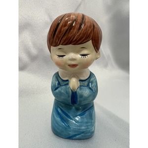 Vintage Praying Boy Figure, Japan